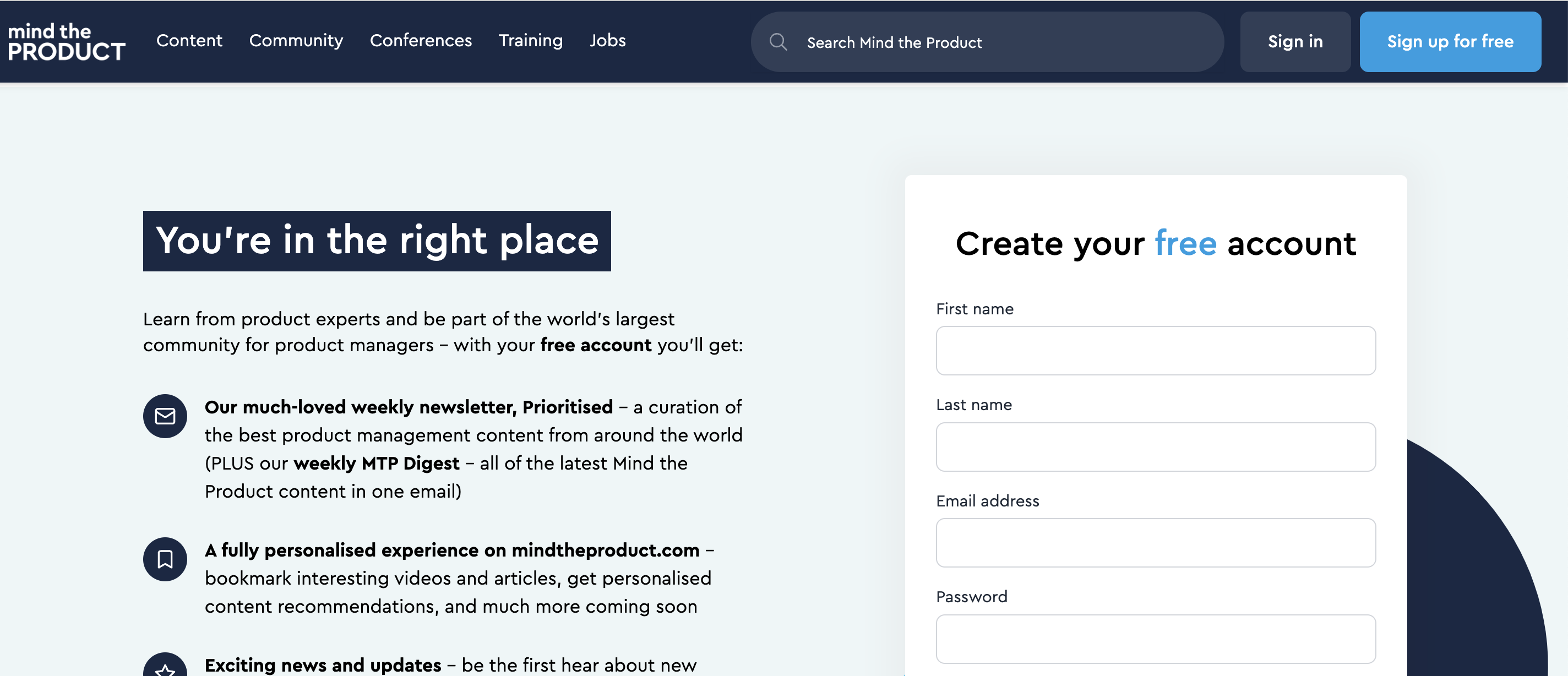 mind the product product management newsletter