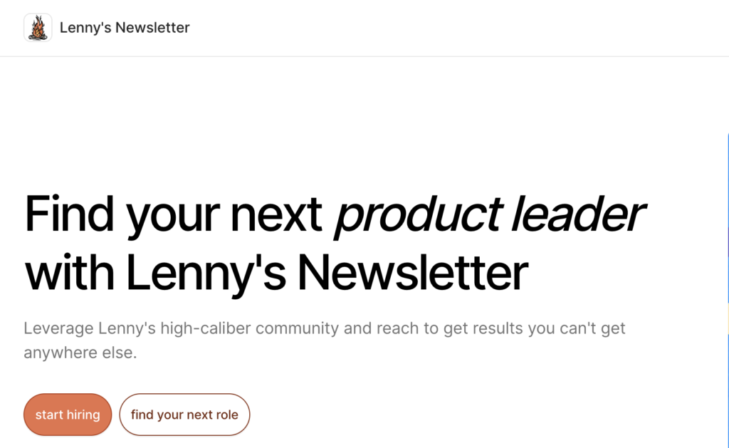 Lenny product management newsletter